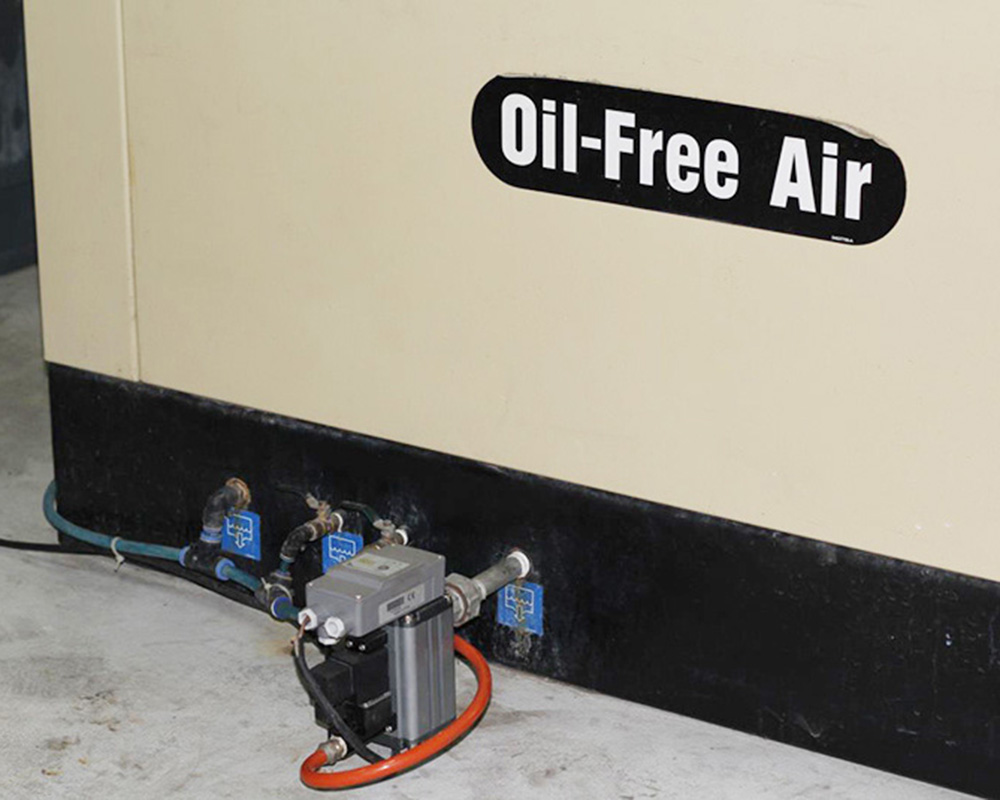 Drain For Oil-Free Air Compressor